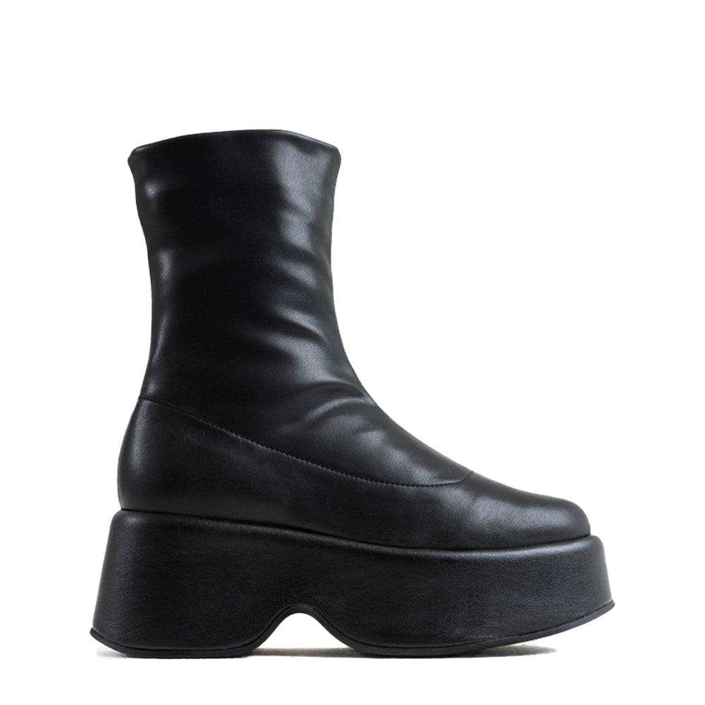 Tizzy Black Stretch Ankle Boots 47435-A-01 - 1