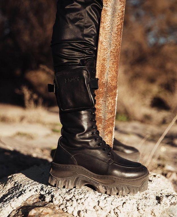 Jaxstar Hiking High Black Boots 14187-A01 - 11