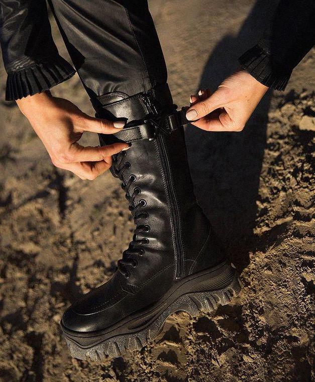 Jaxstar Hiking High Black Boots 14187-A01 - 13