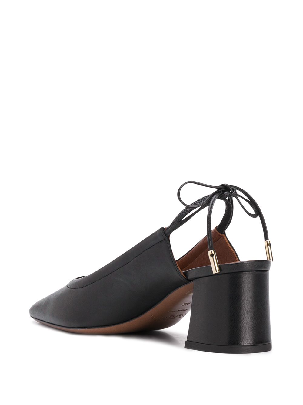Slingback Shoes In Lux Black Nappa Heels LDL037.60CP26151001 - 8