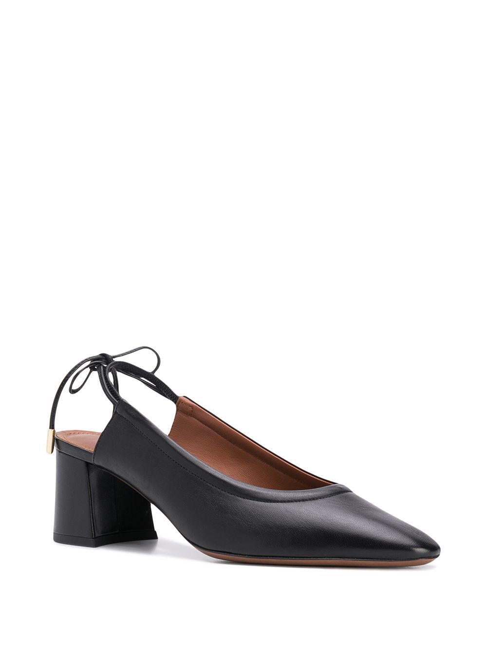 Slingback Shoes In Lux Black Nappa Heels LDL037.60CP26151001 - 5
