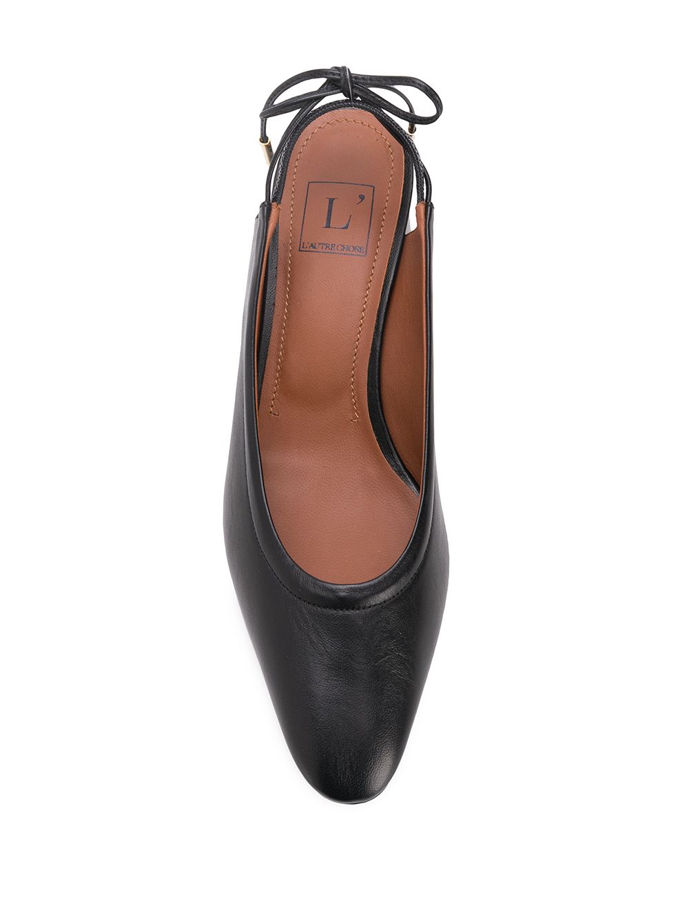Slingback Shoes In Lux Black Nappa Heels LDL037.60CP26151001 - 9