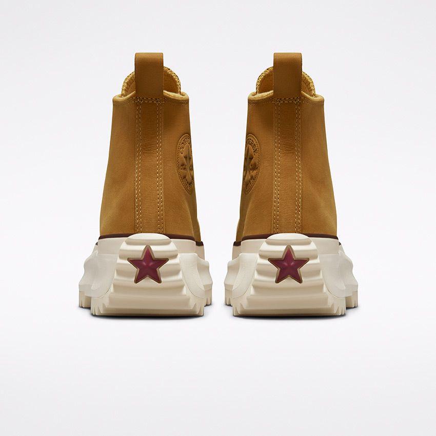 Nubuck Run Star Hike Hi Sneakers in Tan 171666C - 04