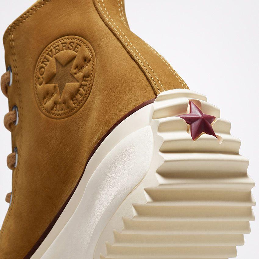 Nubuck Run Star Hike Hi Sneakers in Tan 171666C - 06