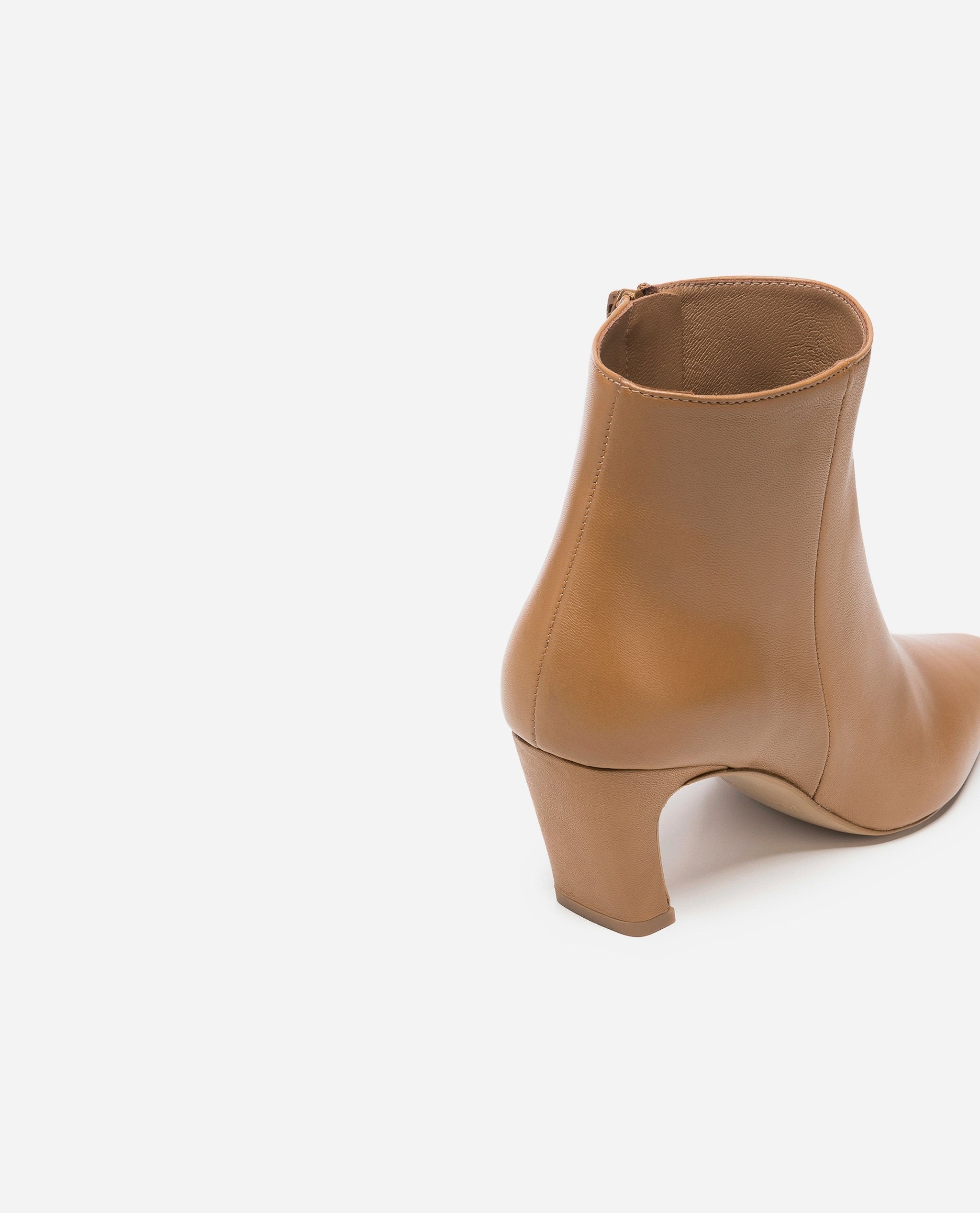 Xenia Leather Cognac Boots 20010810801-024 - 5