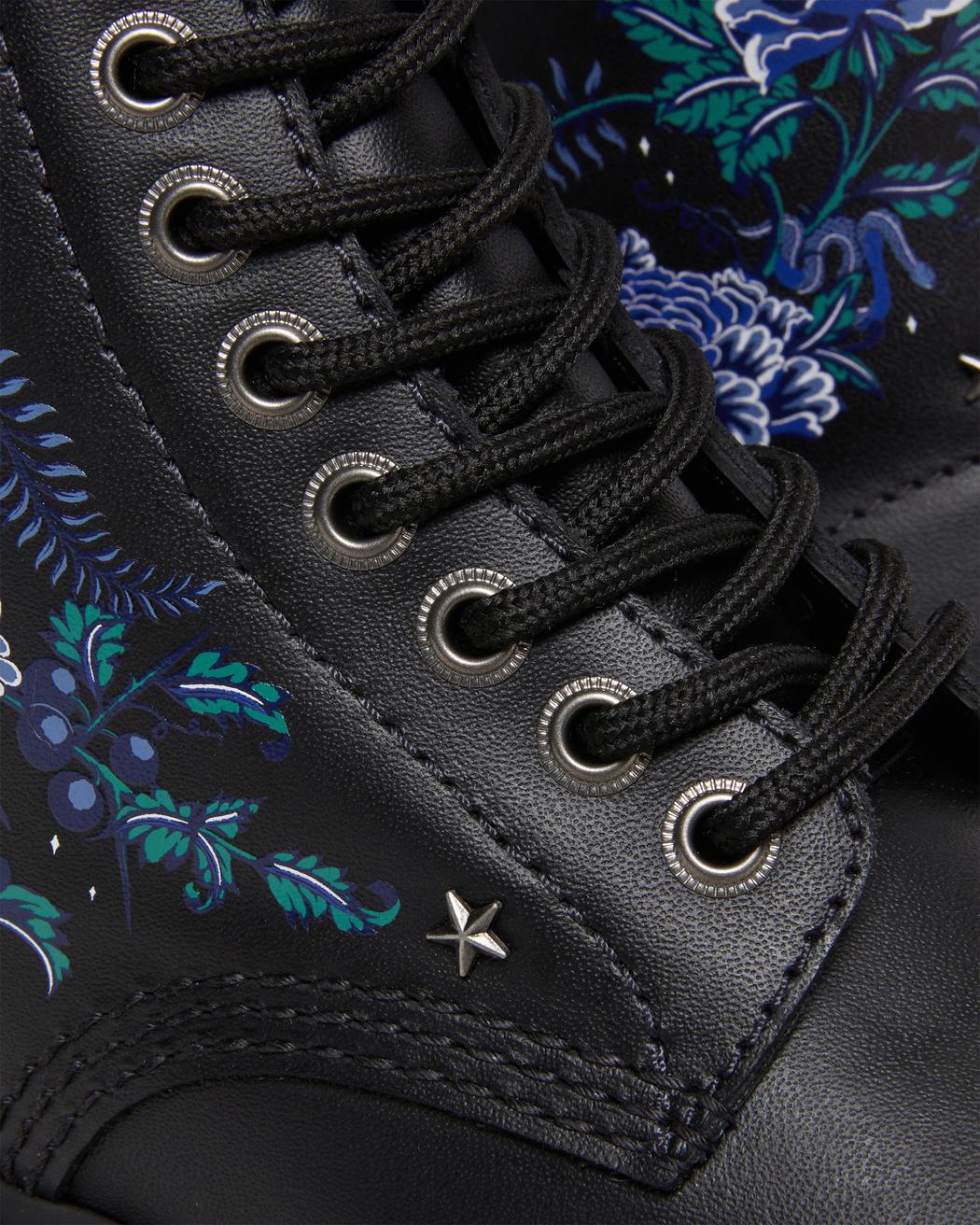 Sinclair Mystic Floral Leather Platform Boots DM27734001 - 7