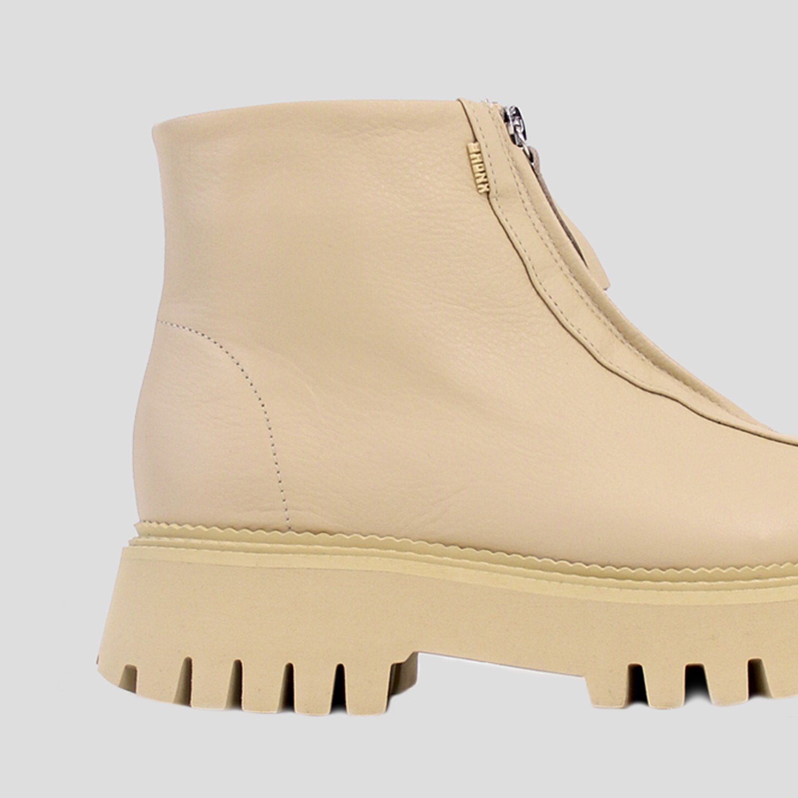 Groovy Front Zip Camel Boots 47369-A25 - 05