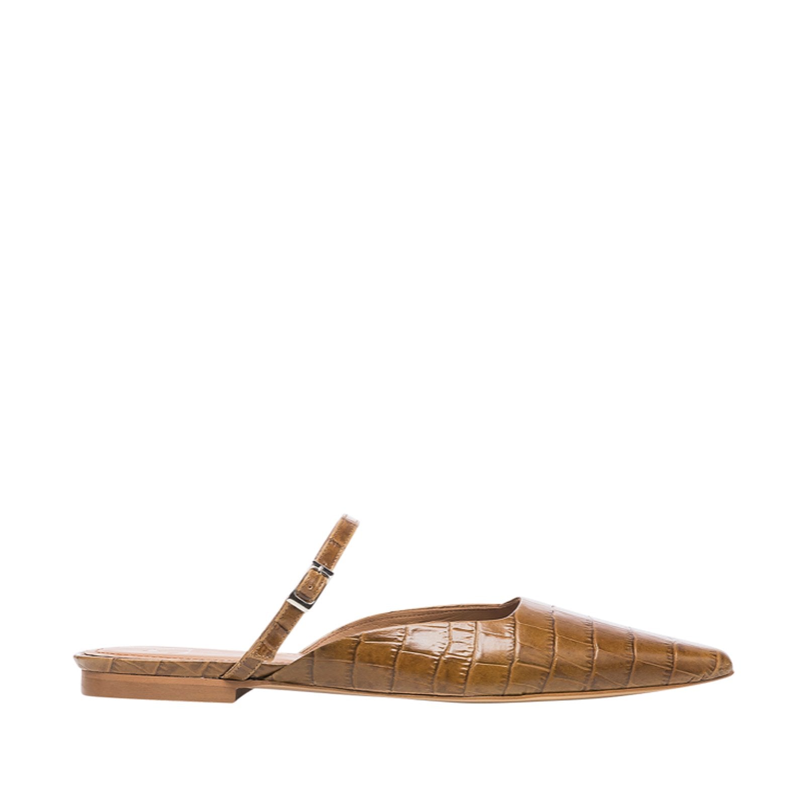 Dolores Cognac Croco Nappa Flats 2010612117-024 - 1
