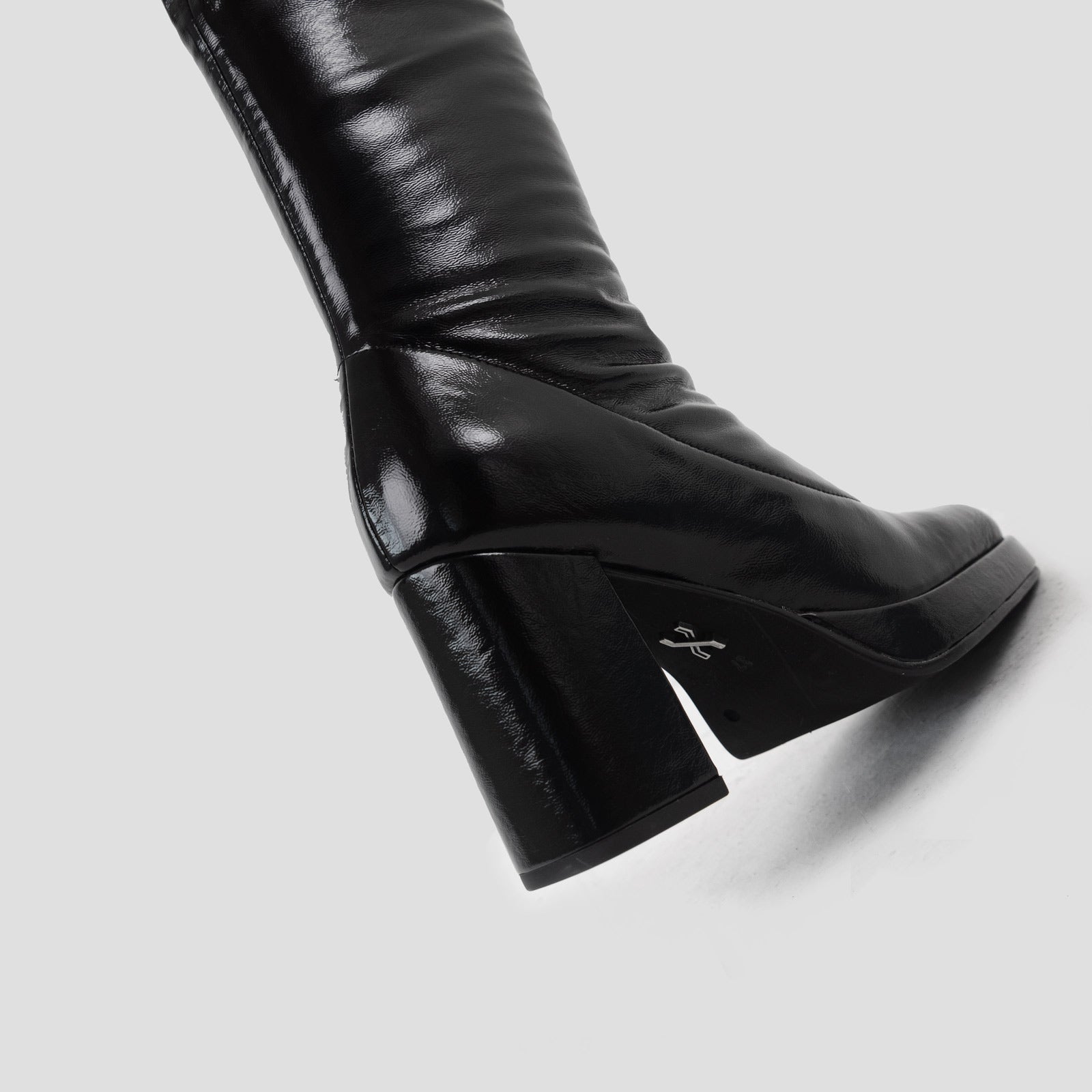 New Melanie Stretch Black Ankle Boots 34203-P-01 - 3