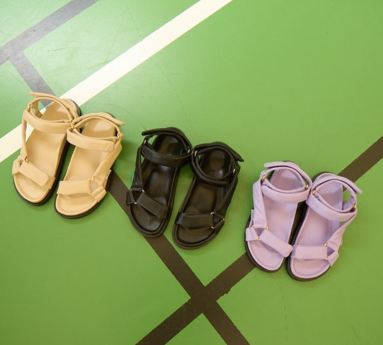 Flora Beige Leather Sandals LAST1540 - 8