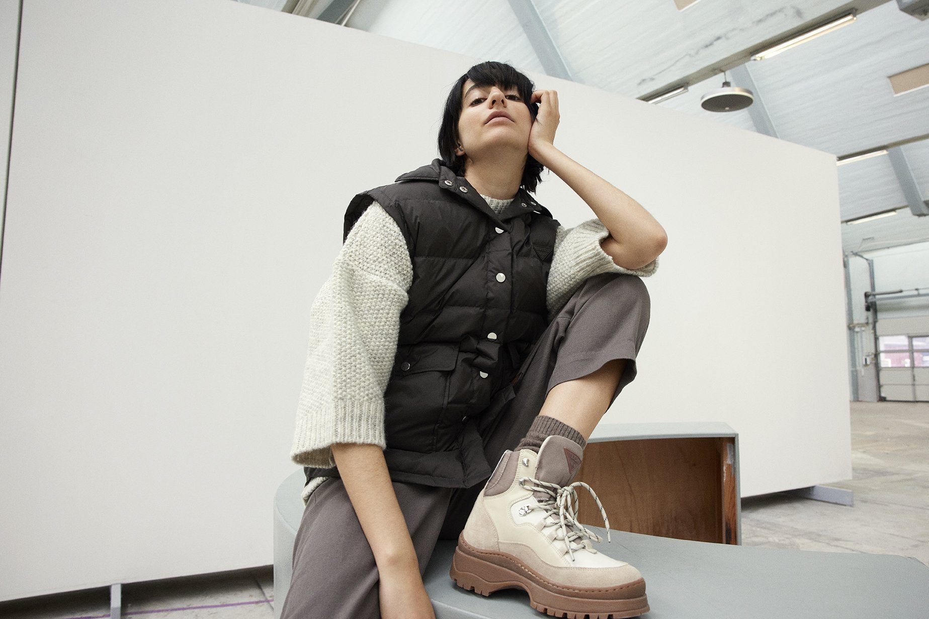 Downhill Boots Beige LAST1118 - 7