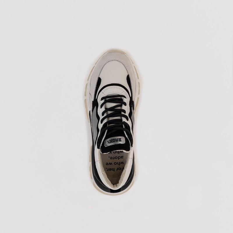 Tayke Over Black Chunky Sneakers 66366C-CH-3104 - 12