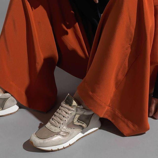 Sheel Mesh Platinum Chunky Sneakers - 8