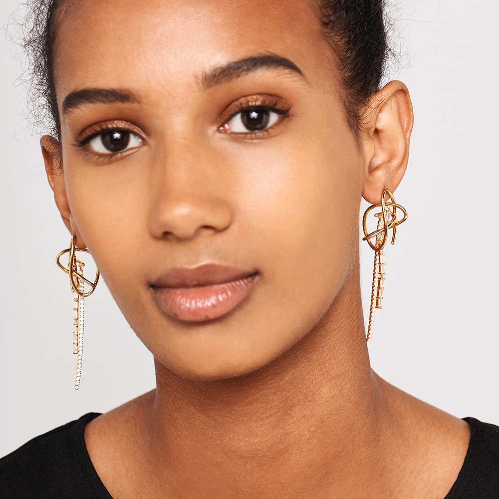 Aisha Gold Earrings