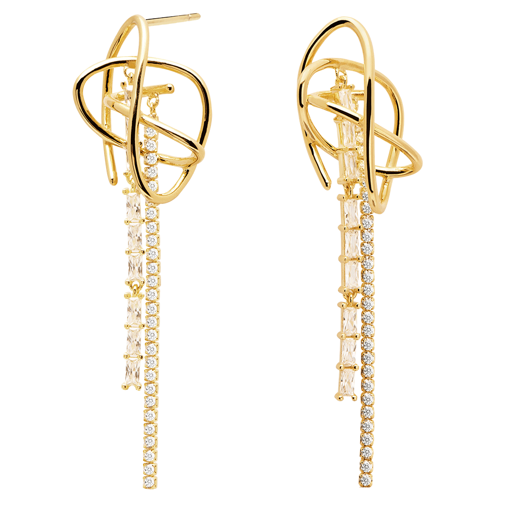 Aisha Gold Earrings