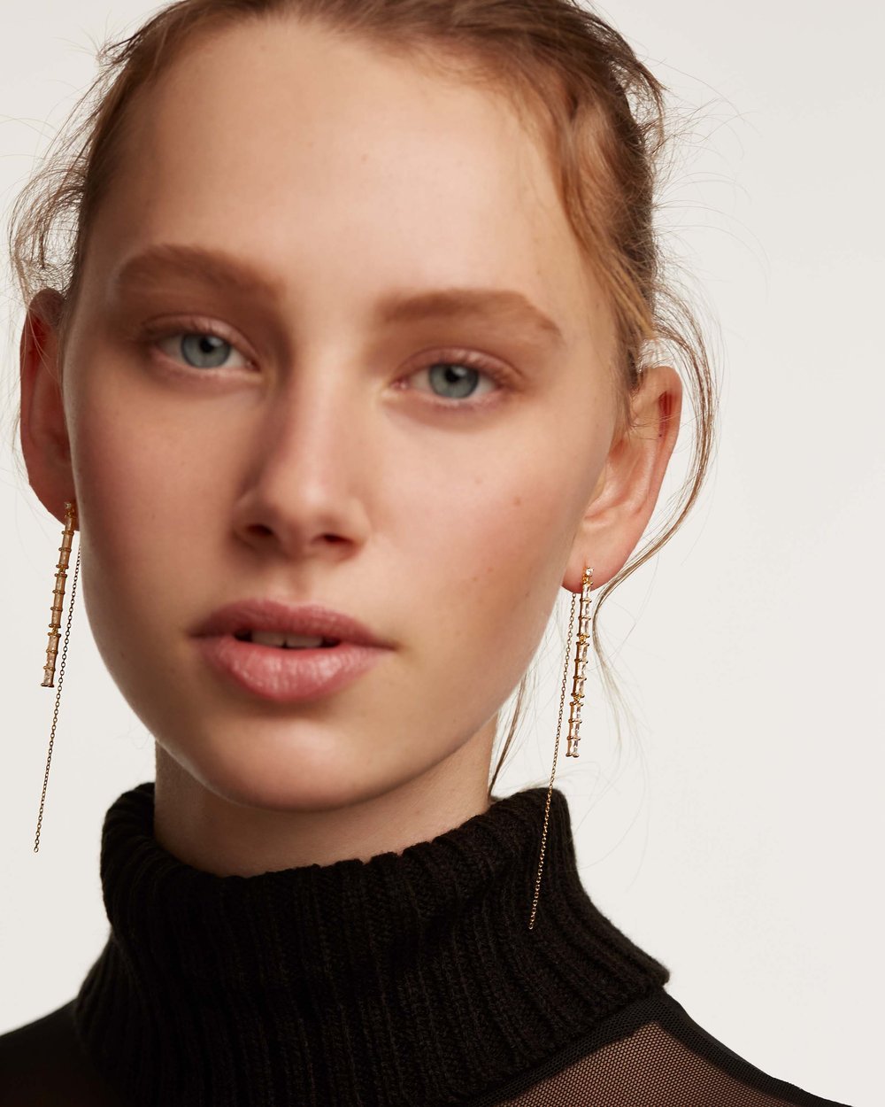Idris Gold Earrings AR01-123-U - 04