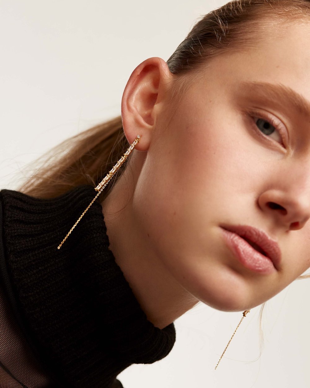Idris Gold Earrings AR01-123-U - 05