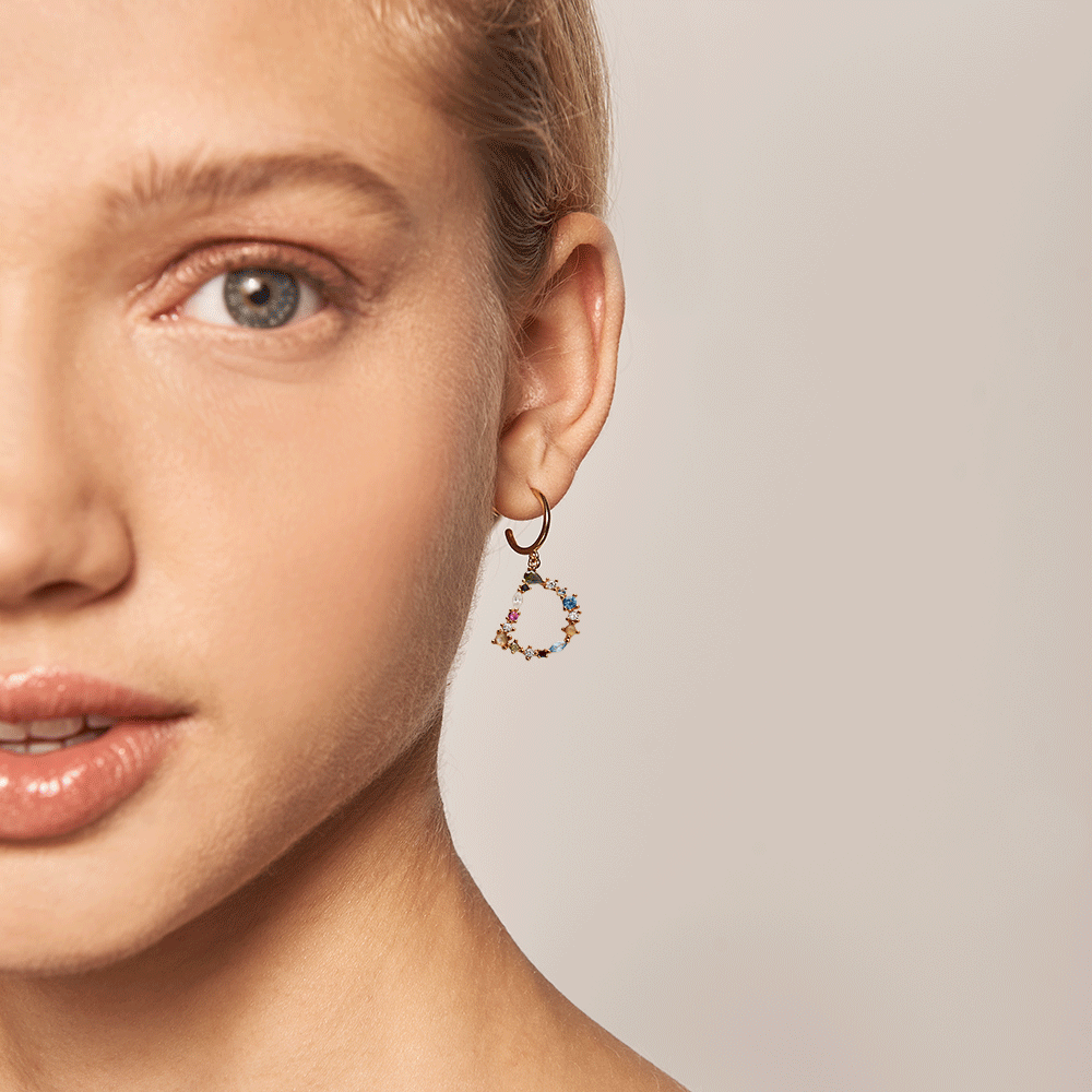 Letter D Earrings