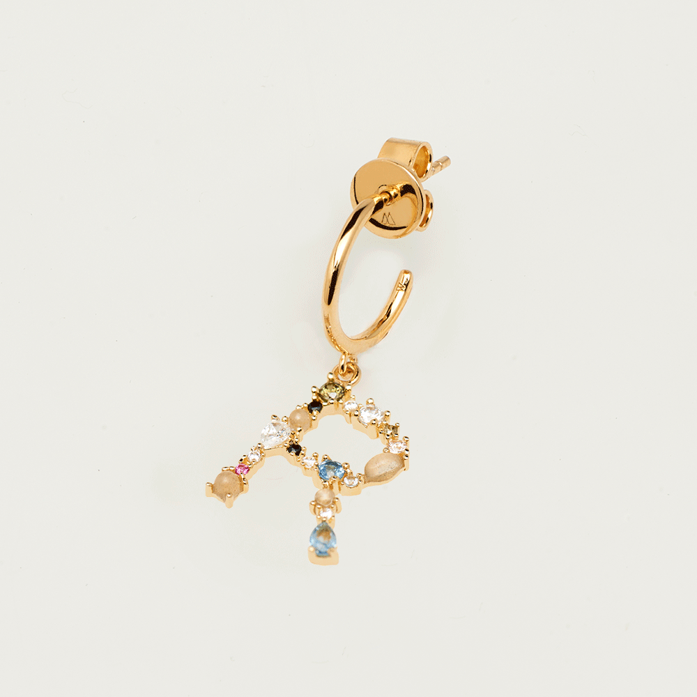 Letter R Earrings