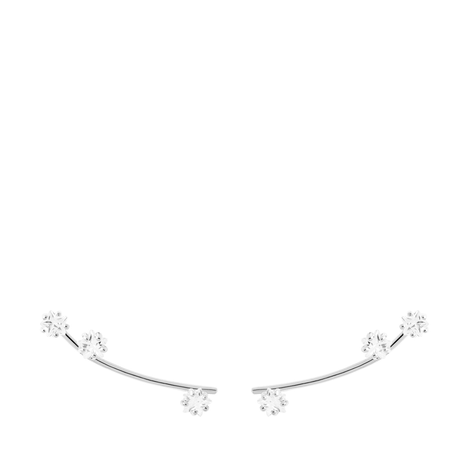 Glow Silver Earrings