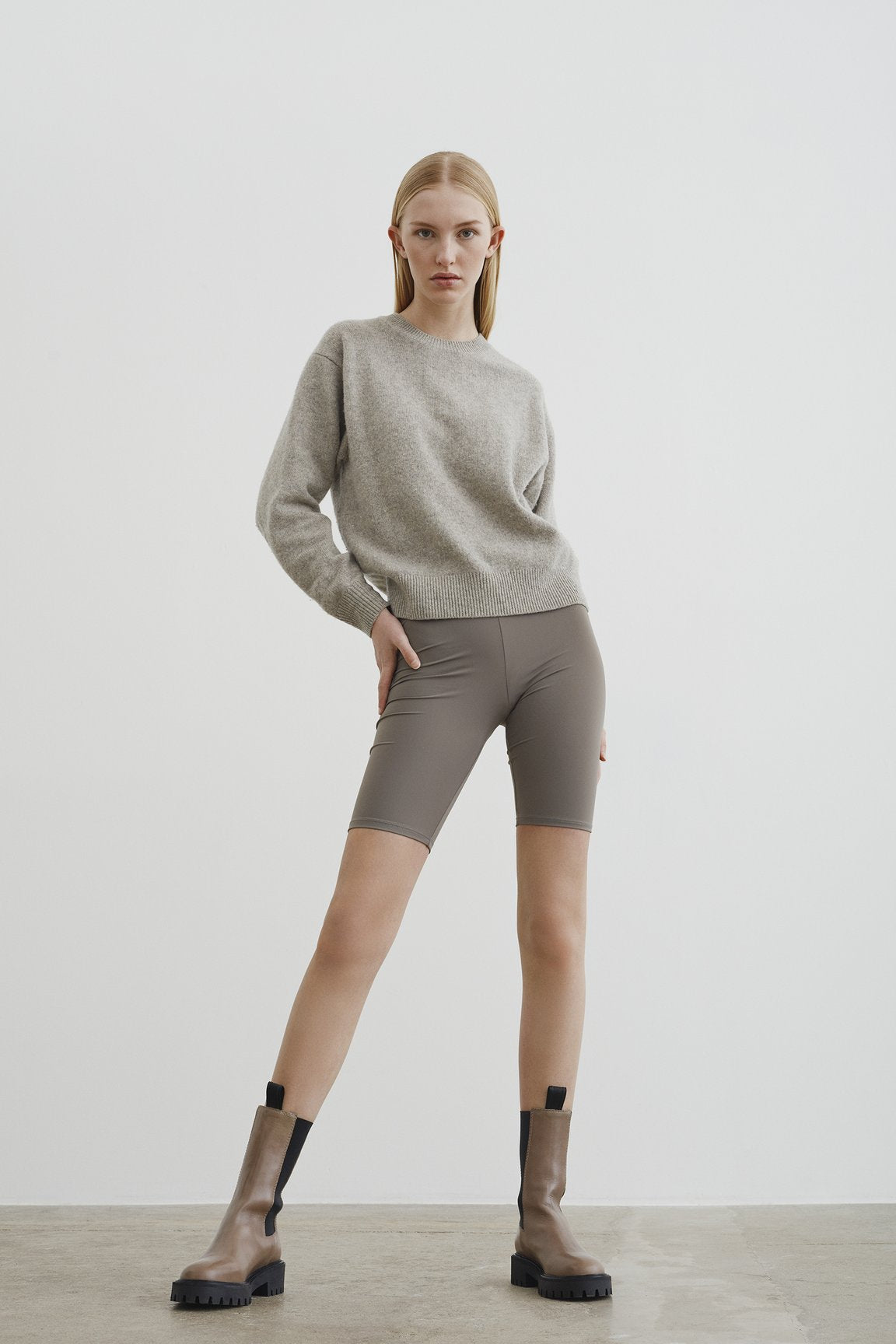 Angie Chelsea Taupe Boots LAST1284 - 2