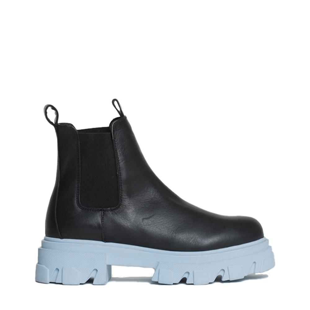 Asta Black Sky Leather Chelsea Boots Boots