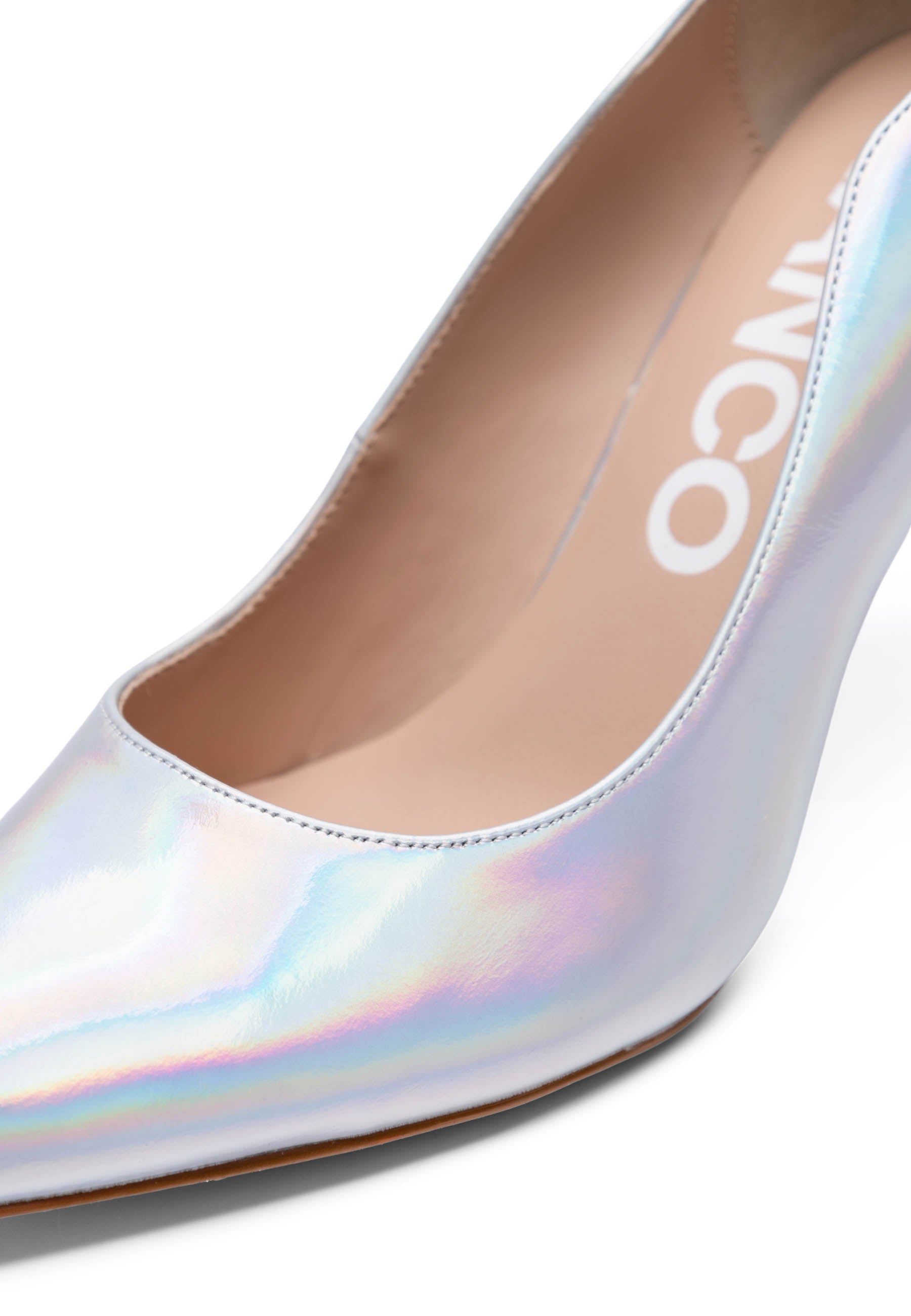 Bianco BIACHIC Wave Pump Nappa Pumps Holographic