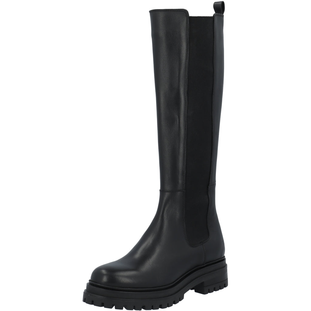 Bianco BIADARLENE Chelsea Long Boot Leather Knee-high Black