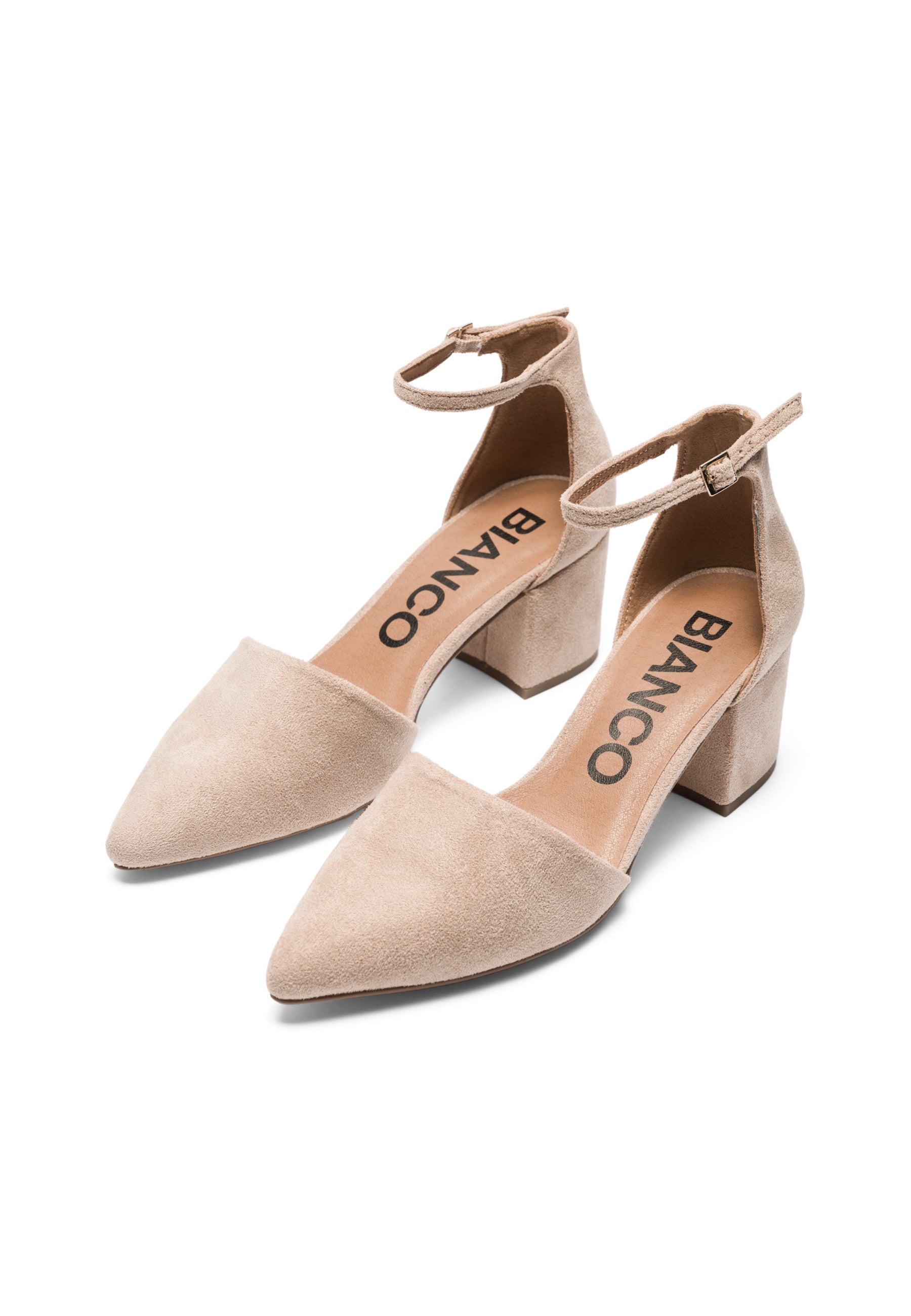 Bianco BIADEVIVED Pump Micro Suede Pumps Nougat