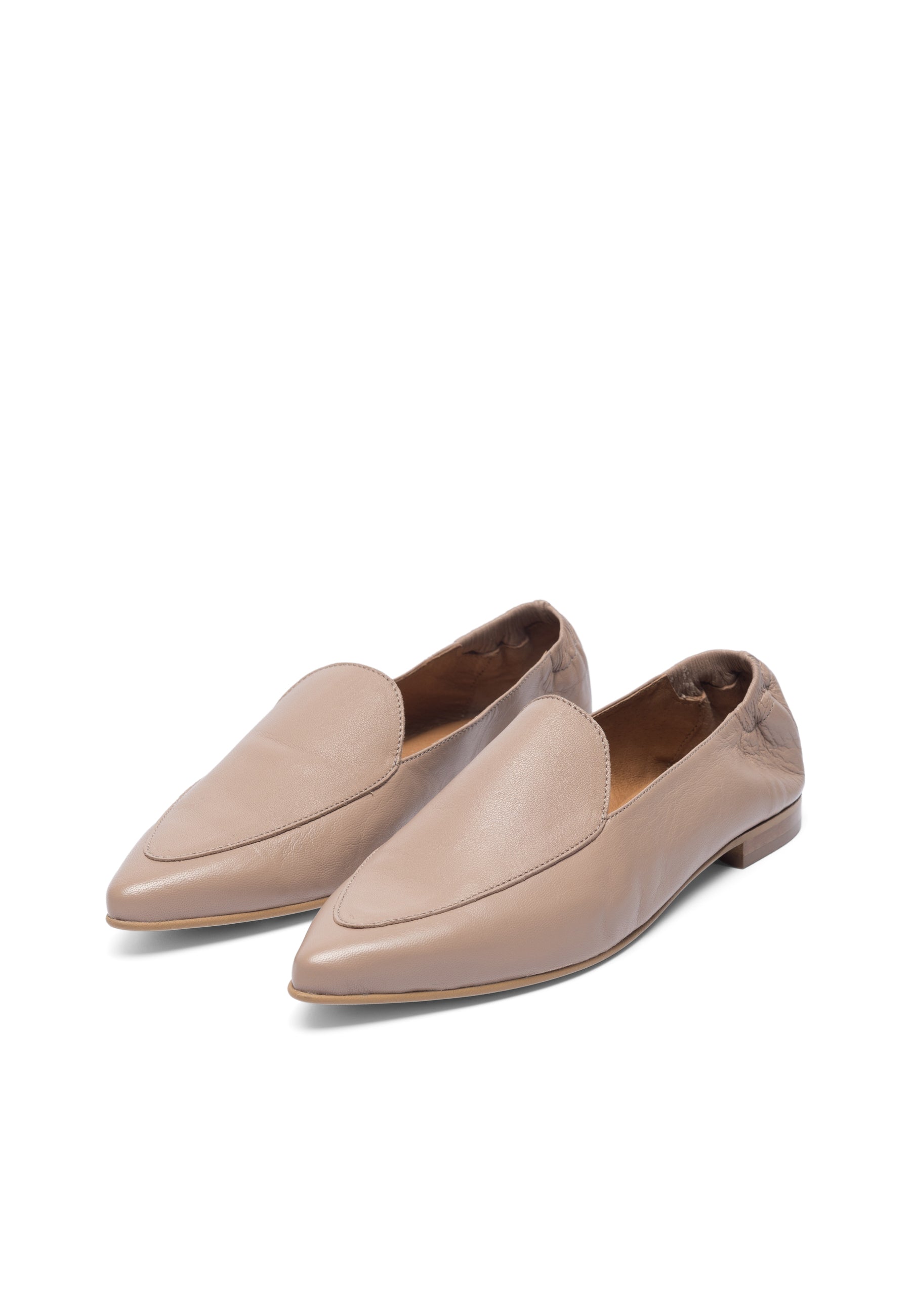 Bianco BIATRACEY Leather Loafer Sacchetto Nougat