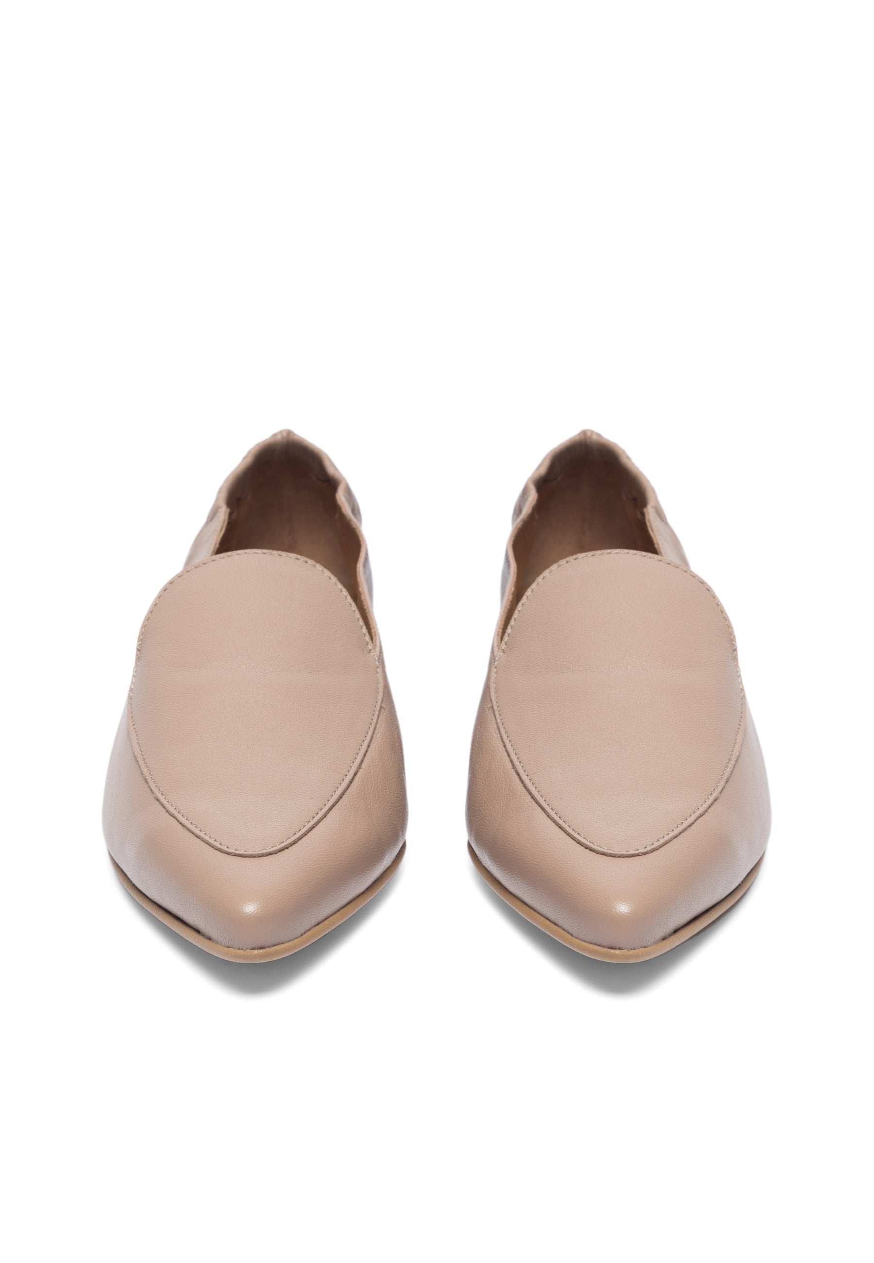 Bianco BIATRACEY Leather Loafer Sacchetto Nougat