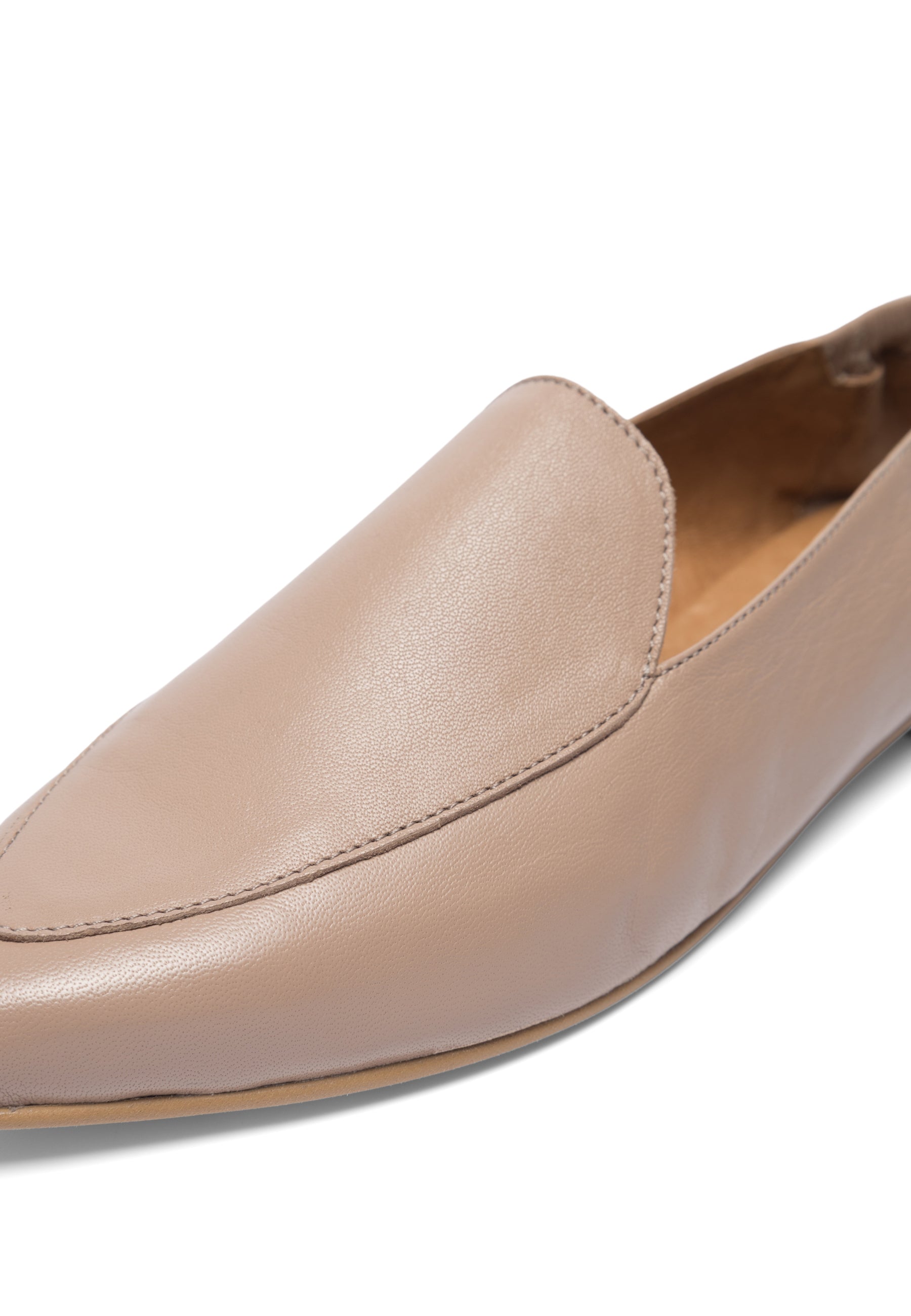 Bianco BIATRACEY Leather Loafer Sacchetto Nougat