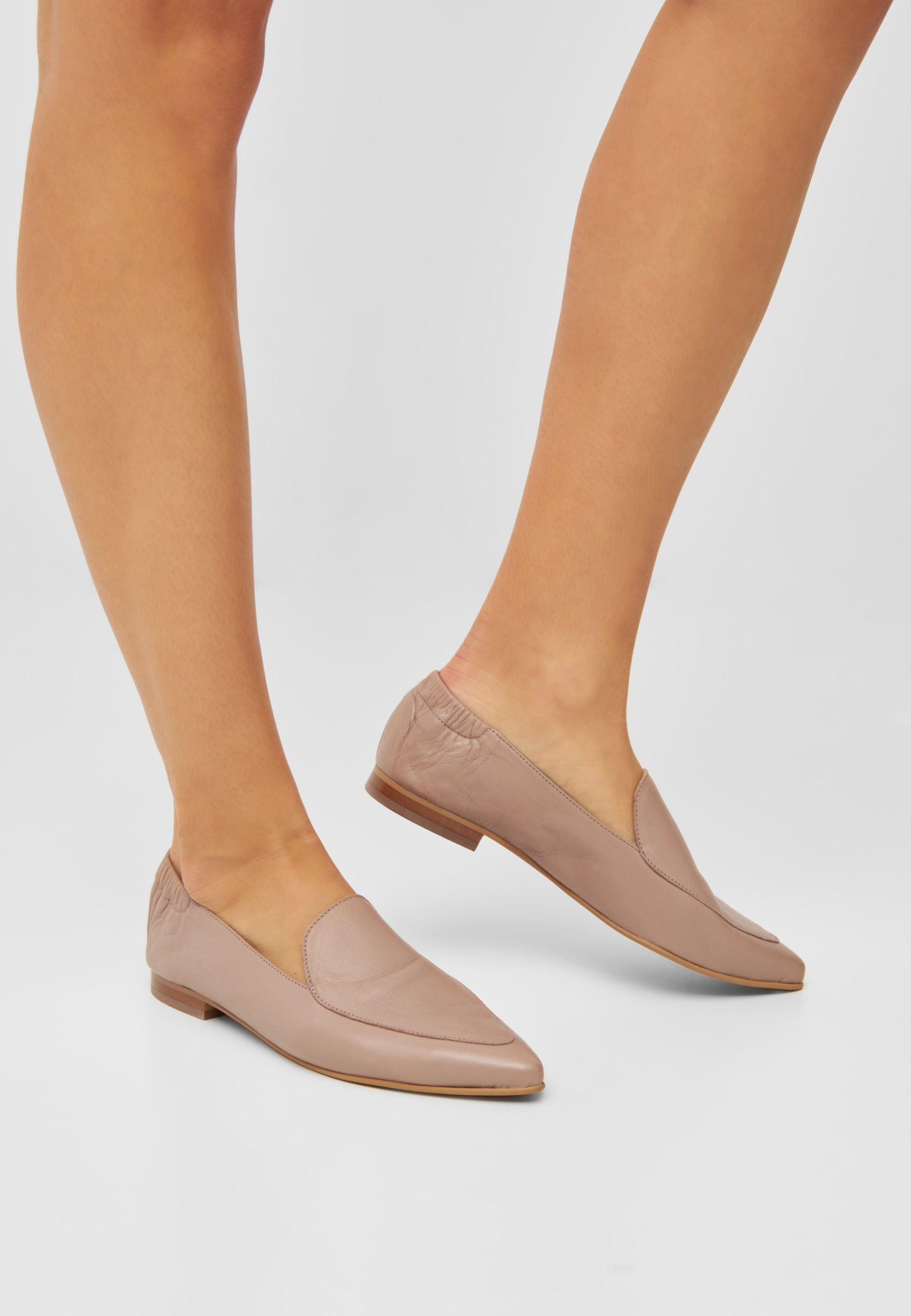 Bianco BIATRACEY Leather Loafer Sacchetto Nougat