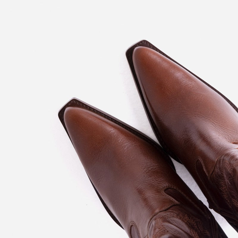 Bonderia Brown Western Boots 34276-T-28 - 5