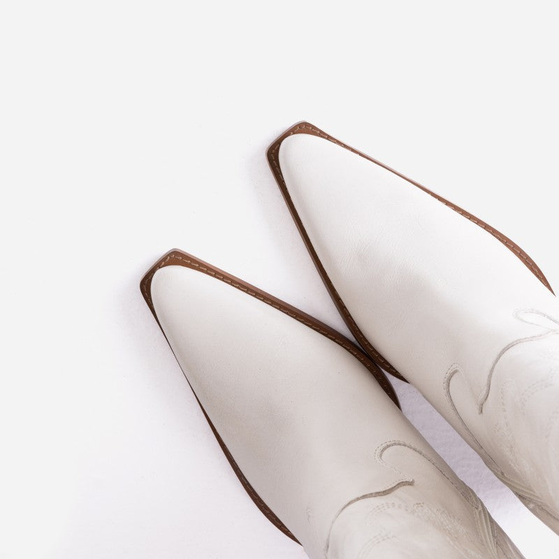 Bonderia Oatmilk Western Boots 34276-T-3685 - 4