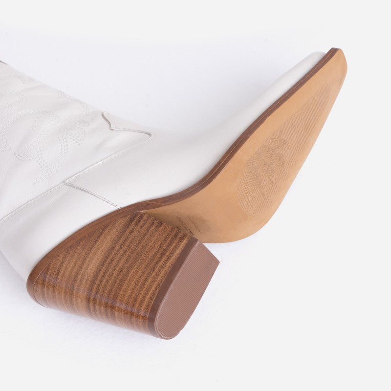 Bonderia Oatmilk Western Boots 34276-T-3685 - 7