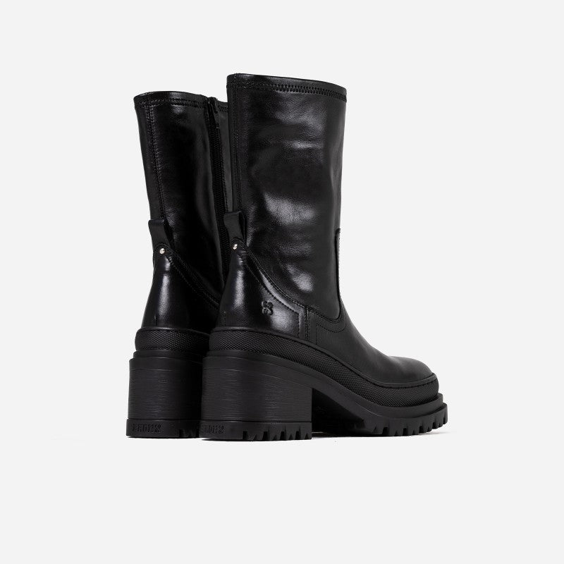 Lyssa Black Stretch Ankle Boots 34234-A-01 -3