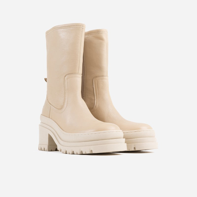Lyssa Camel Stretch Ankle Boots 34234-A-25 - 3