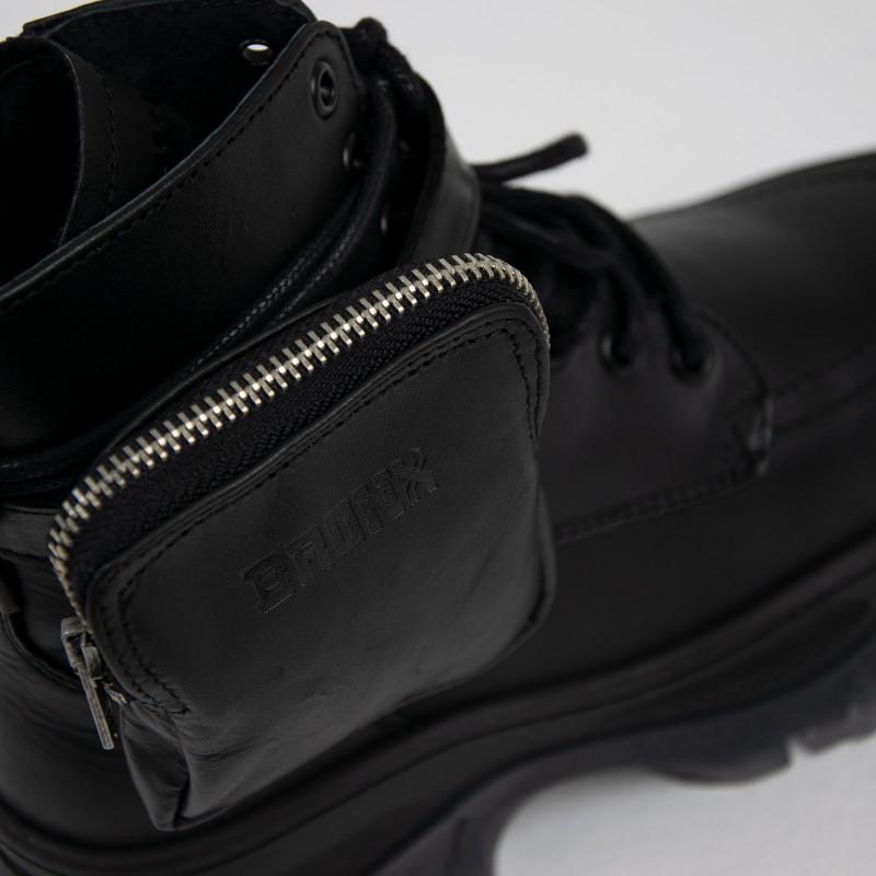 Jaxstar Hiking Mid Cut Black Sneakers 47335-A01 - 08