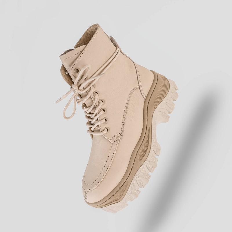 Jaxstar Hiking Mid Cut Camel Sneakers 47335-A25 - 08