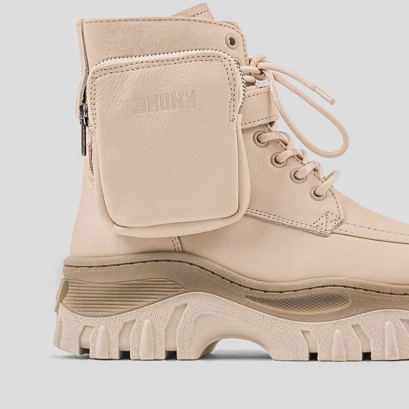 Jaxstar Hiking Mid Cut Camel Sneakers 47335-A25 - 06