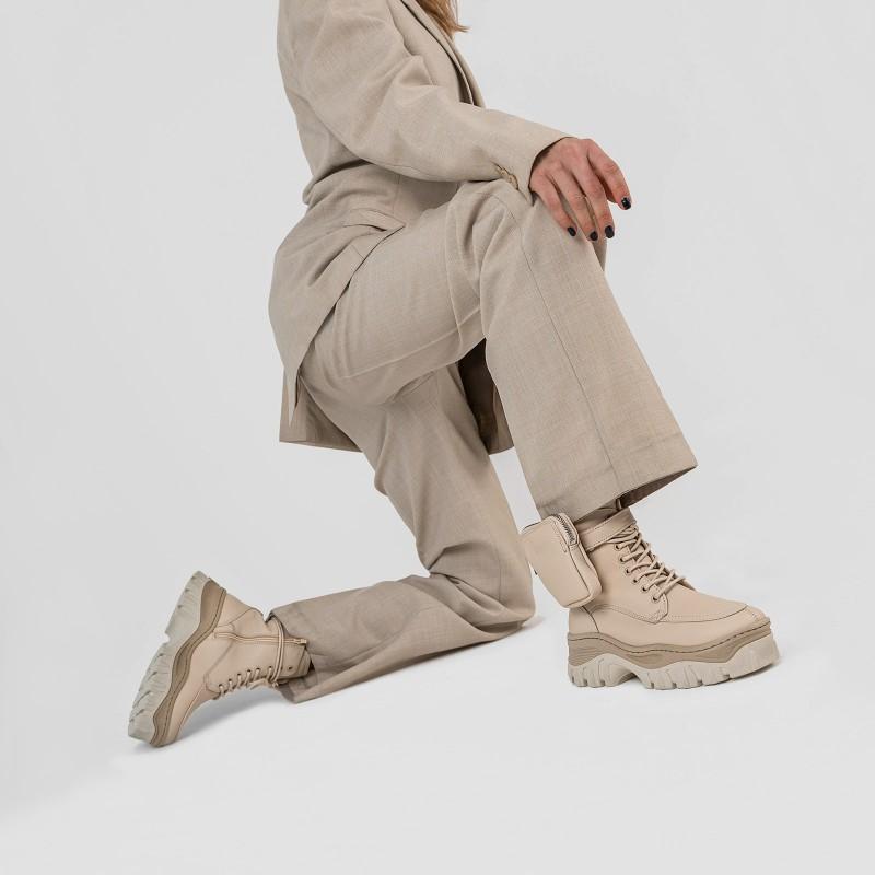 Jaxstar Hiking Mid Cut Camel Sneakers 47335-A25 - 13