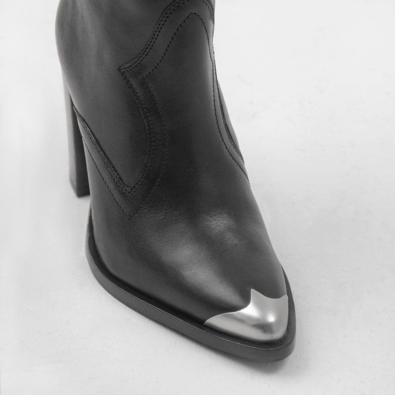 New Americana Black High Western Boots 14165-B-01 - 4