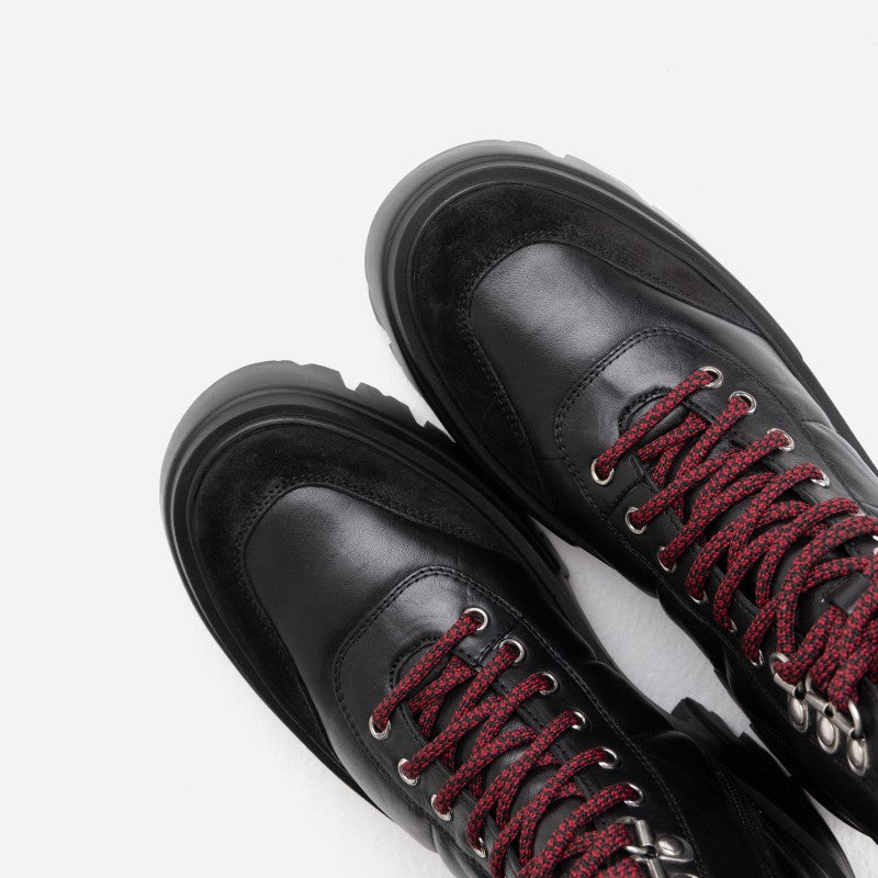 O Tizz Black Outdoor Boots 47442-CA-01 - 5