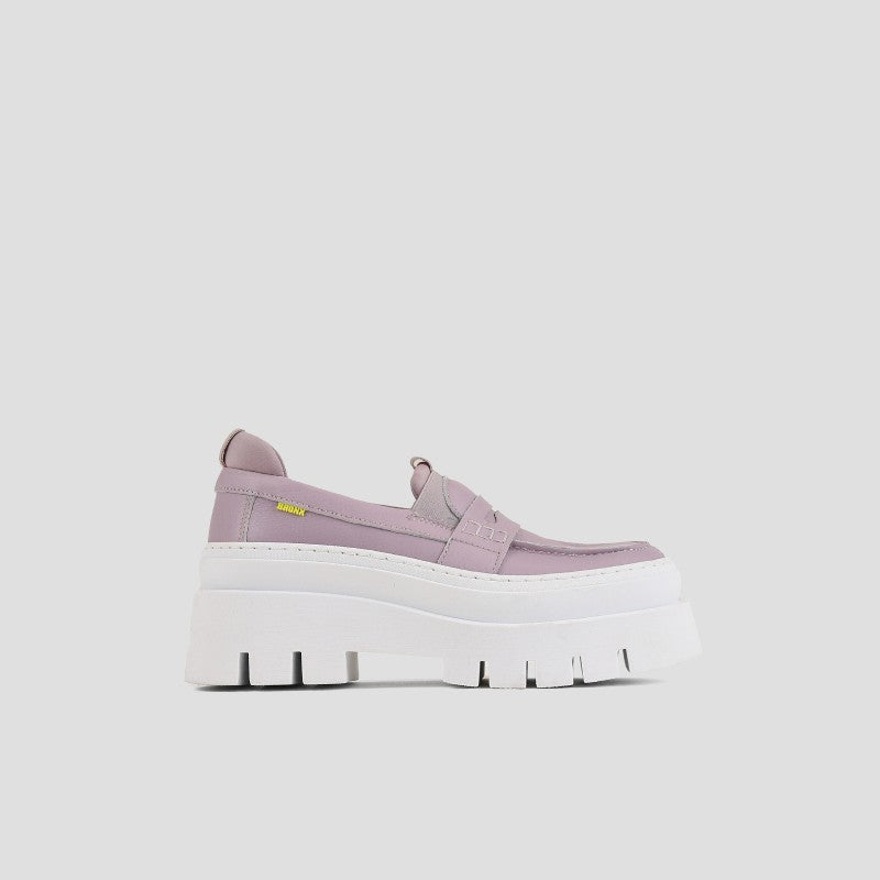 Evi Ann Lila Weiss Chunky Loafers 66433-A-3609 - 9