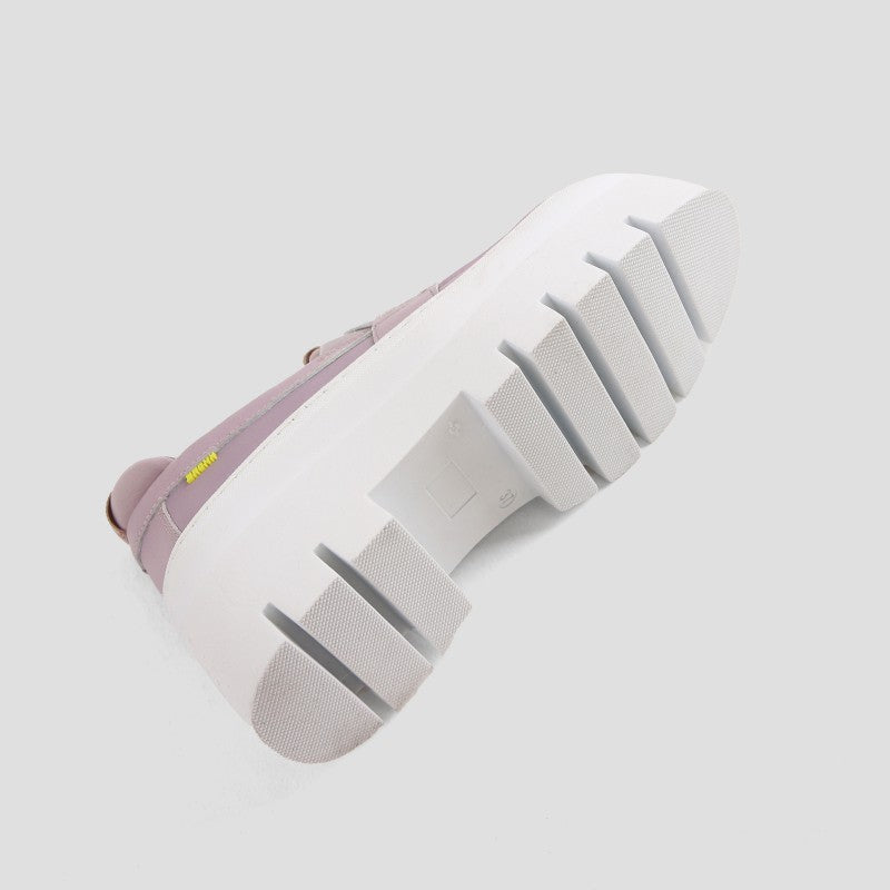 Evi Ann Lila Weiss Chunky Loafers 66433-A-3609 - 8