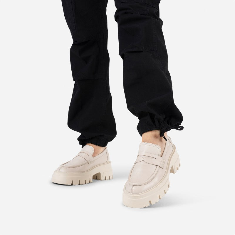 O Tizz Off-White Chunky Loafers 66448-AA-05 - 6