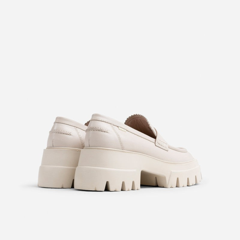 O Tizz Off-White Chunky Loafers 66448-AA-05 - 4