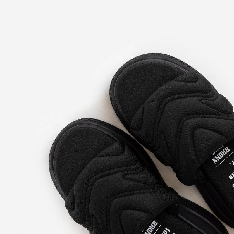 Brute Black Chunky Slides 84953-L-01 - 5