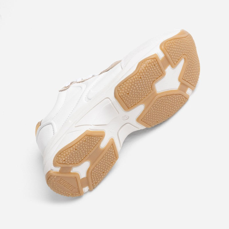 Baisley Off White Gold Chunky Sneakers 66456-AC-3677 - 5